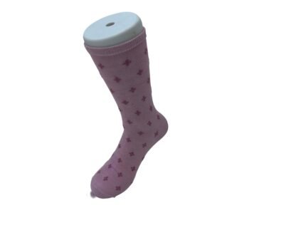 Custom 144N Polyester Flat-Knit Crew Socks | CFRI-00162