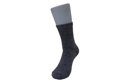 Custom 21s Polyester Flat-Knit Full-Cushion Crew Socks | CFRI-00184