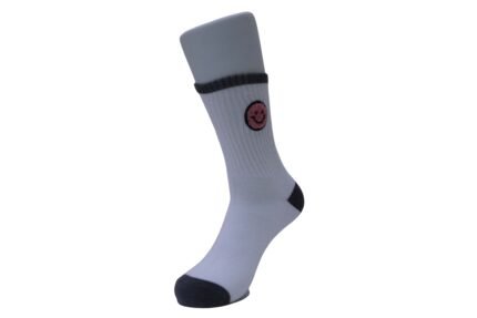 Custom 32s/2 Polyester Flat-Knit Crew Socks | CFRI-00187