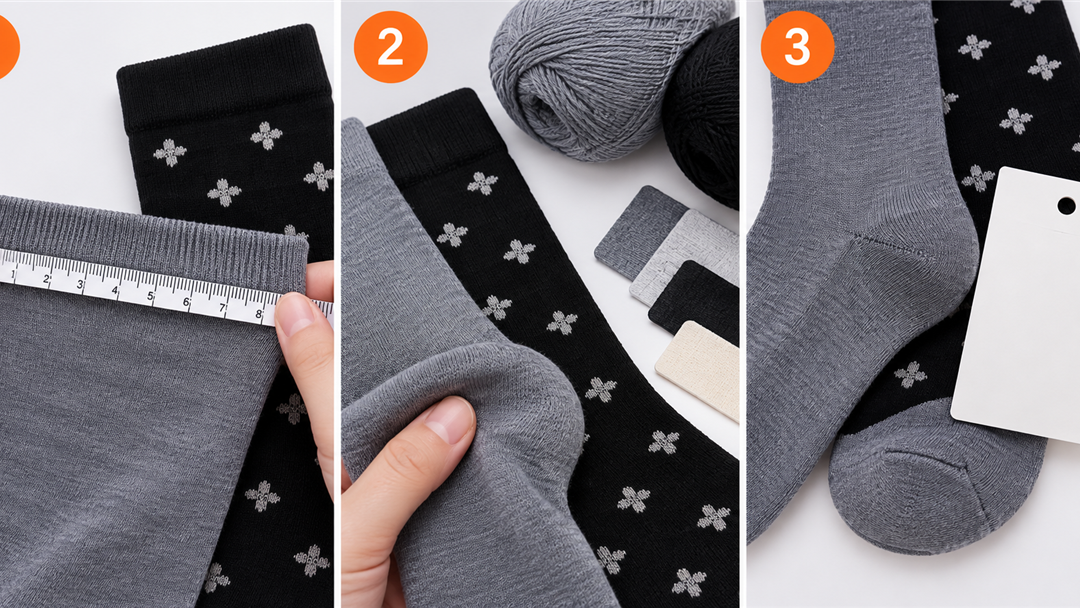 Three details to check during custom sock sample approval