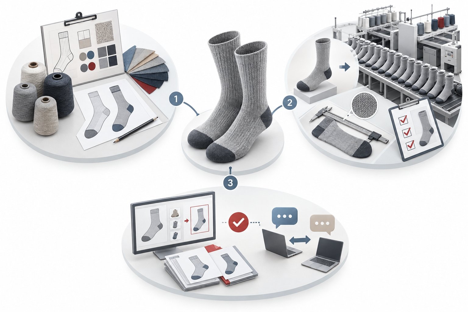 Three questions for evaluating a private label sock supplier