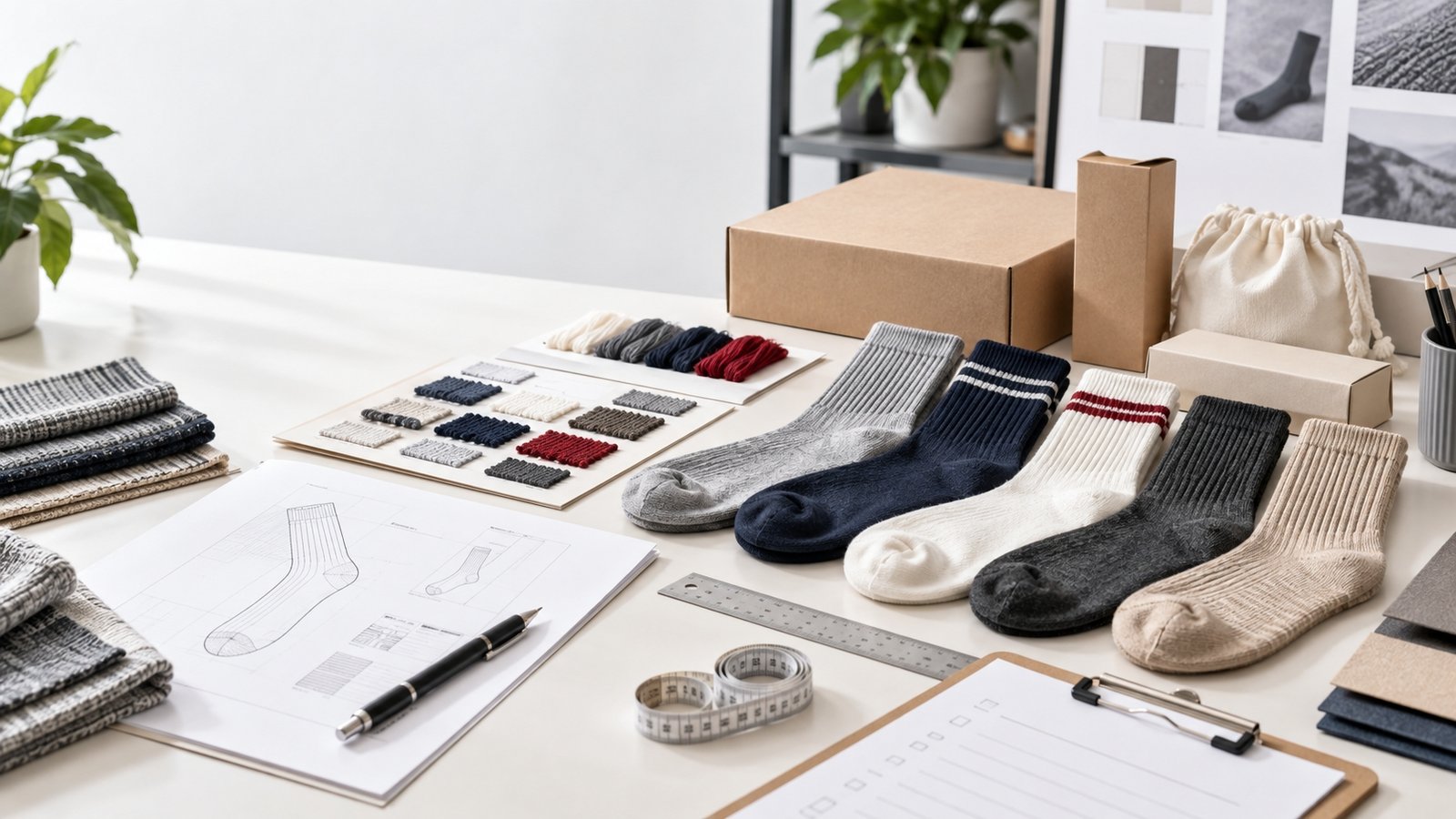 Private label sock supplier product development and sourcing process